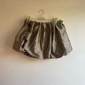 Metallic Bubble Skirt